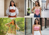 Which Body Types Look Best in Peplum, Corset and Bell Sleeves Tops?