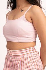 Pink Crop Top