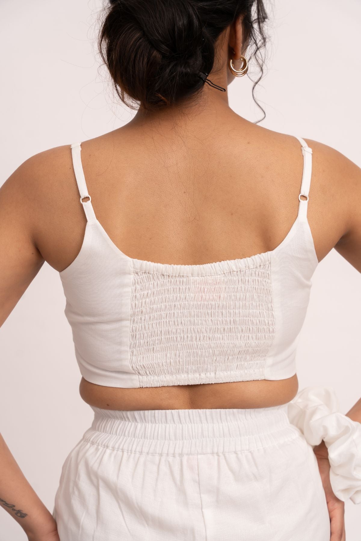 White Crop Top