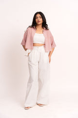 White Crop Top