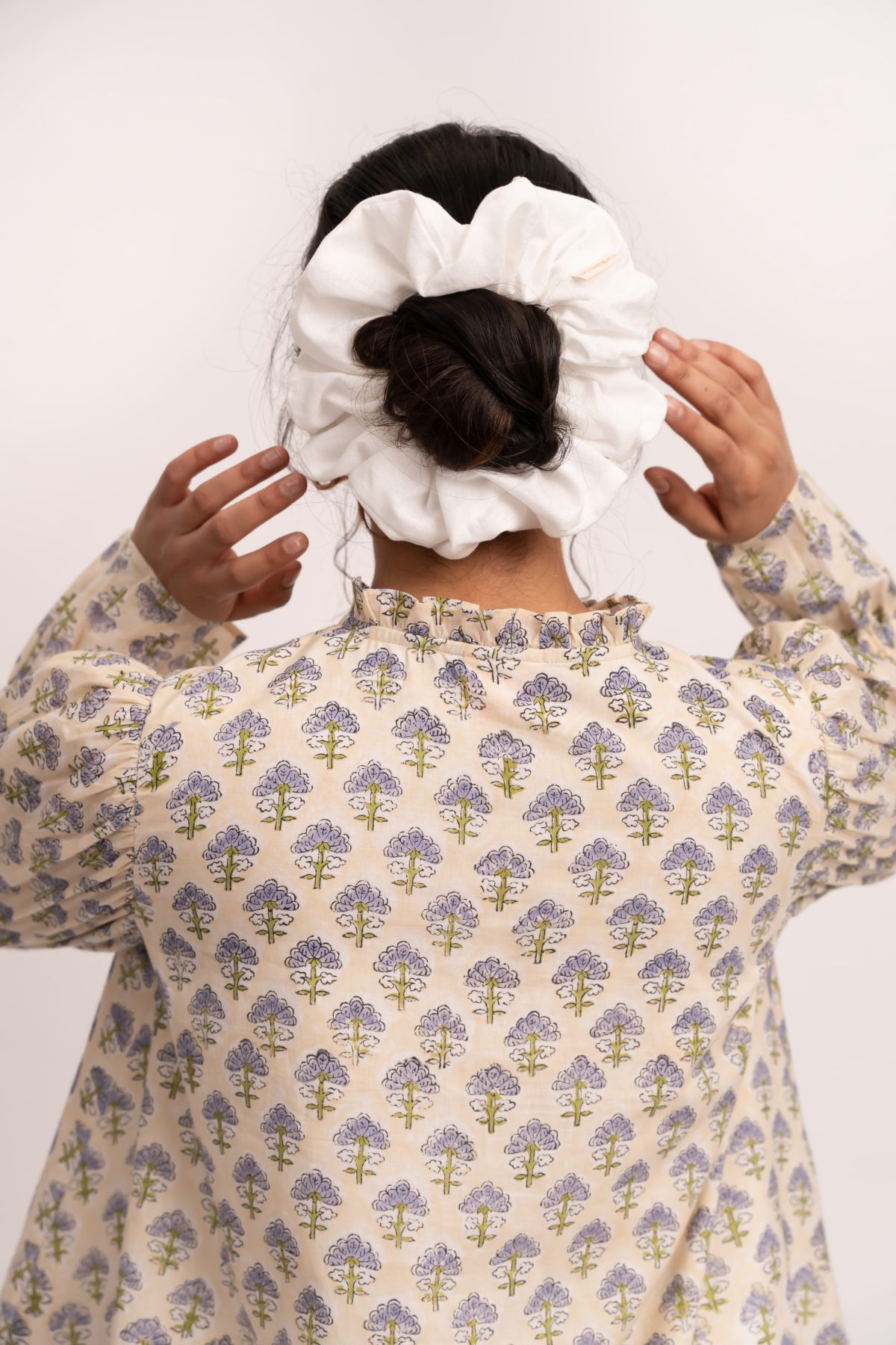 White Scrunchie