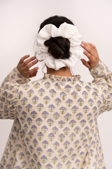 White Scrunchie