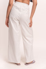 White Button Pants