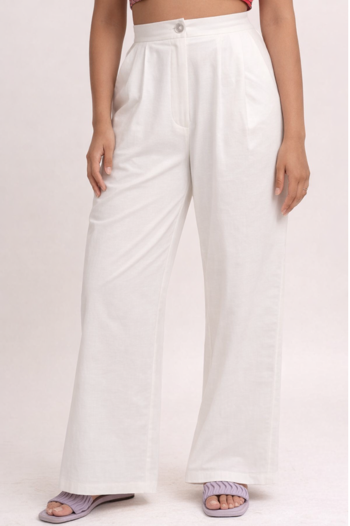 White Button Pants - Odhanon