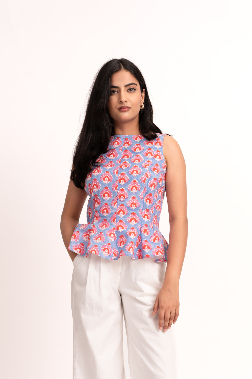 Venice Top in Blue