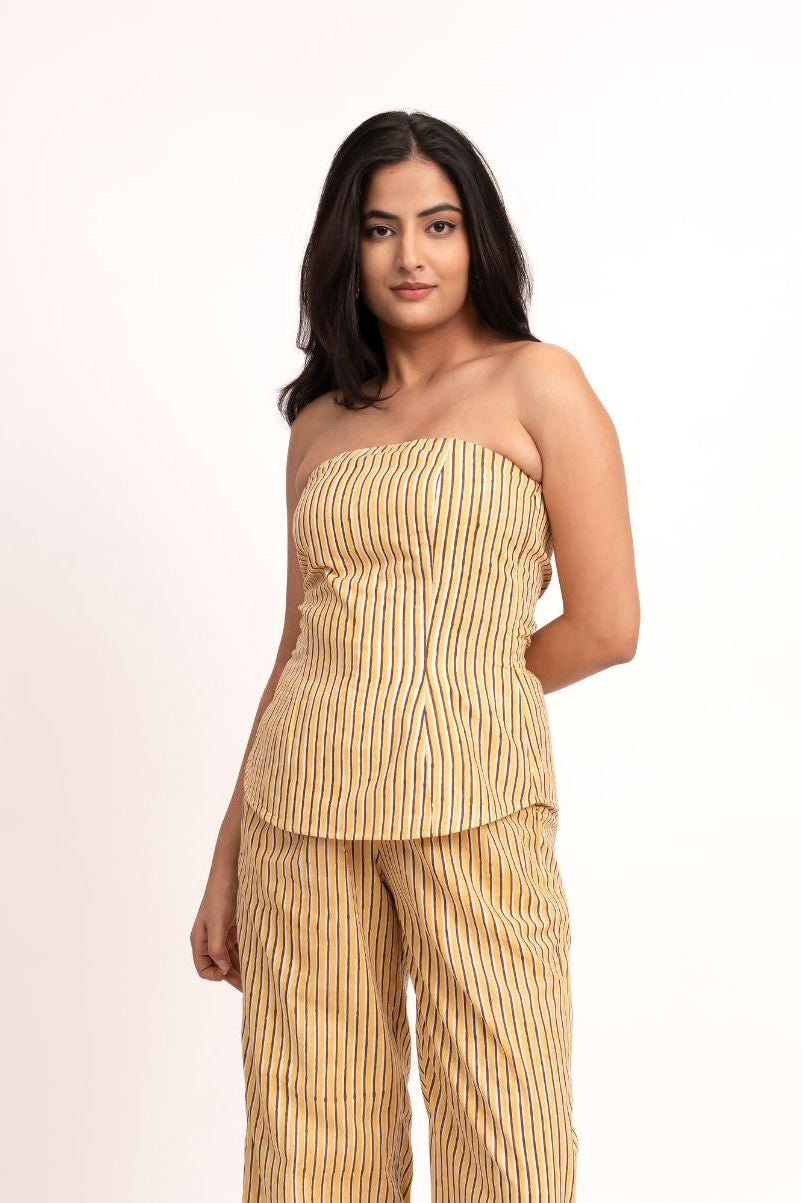 Capri Top in Yellow