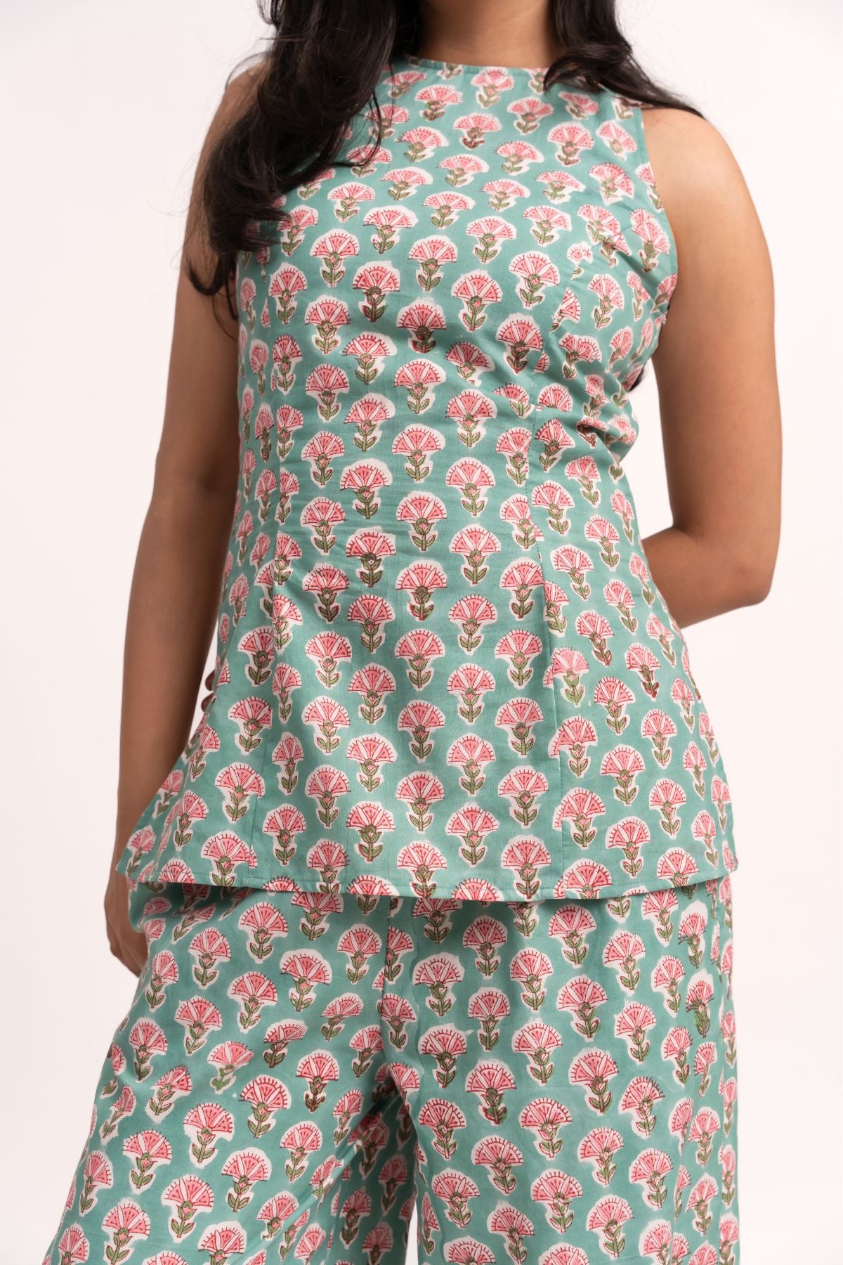 Santorini Top in Green