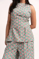 Santorini Top in Green