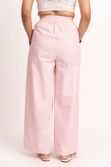 Pink Elastic Pants