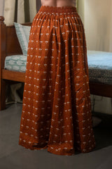 Brown Maxi Skirt