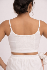 White Crop Top