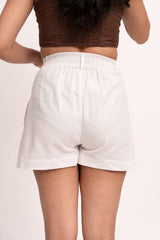 White Shorts