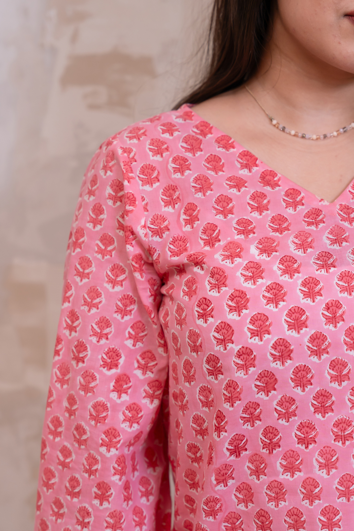 HAND BLOCK PRINT TUNIC TOP
