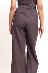Grey Button Pants