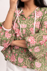 Vienna Top in Green