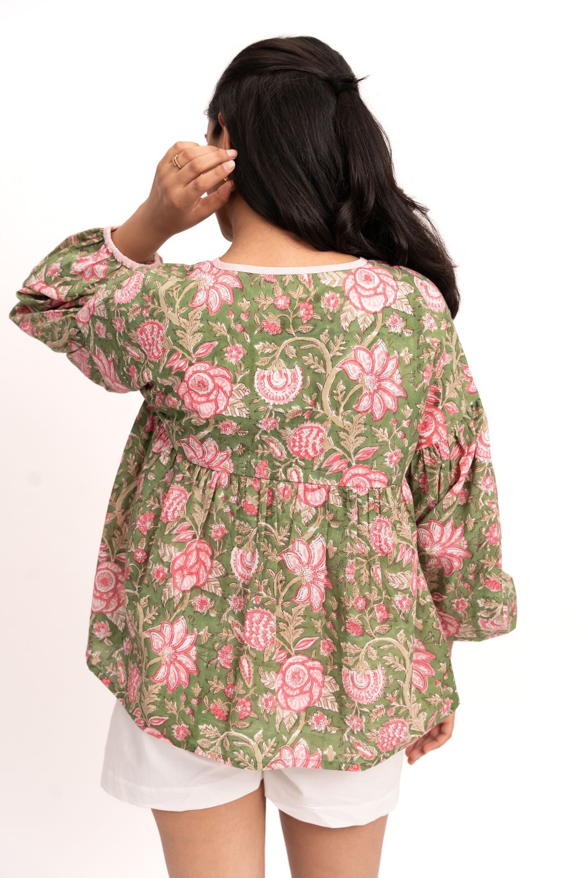 Vienna Top in Green
