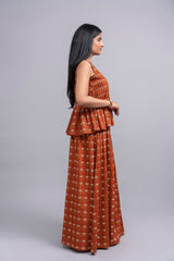 Brown Maxi Skirt