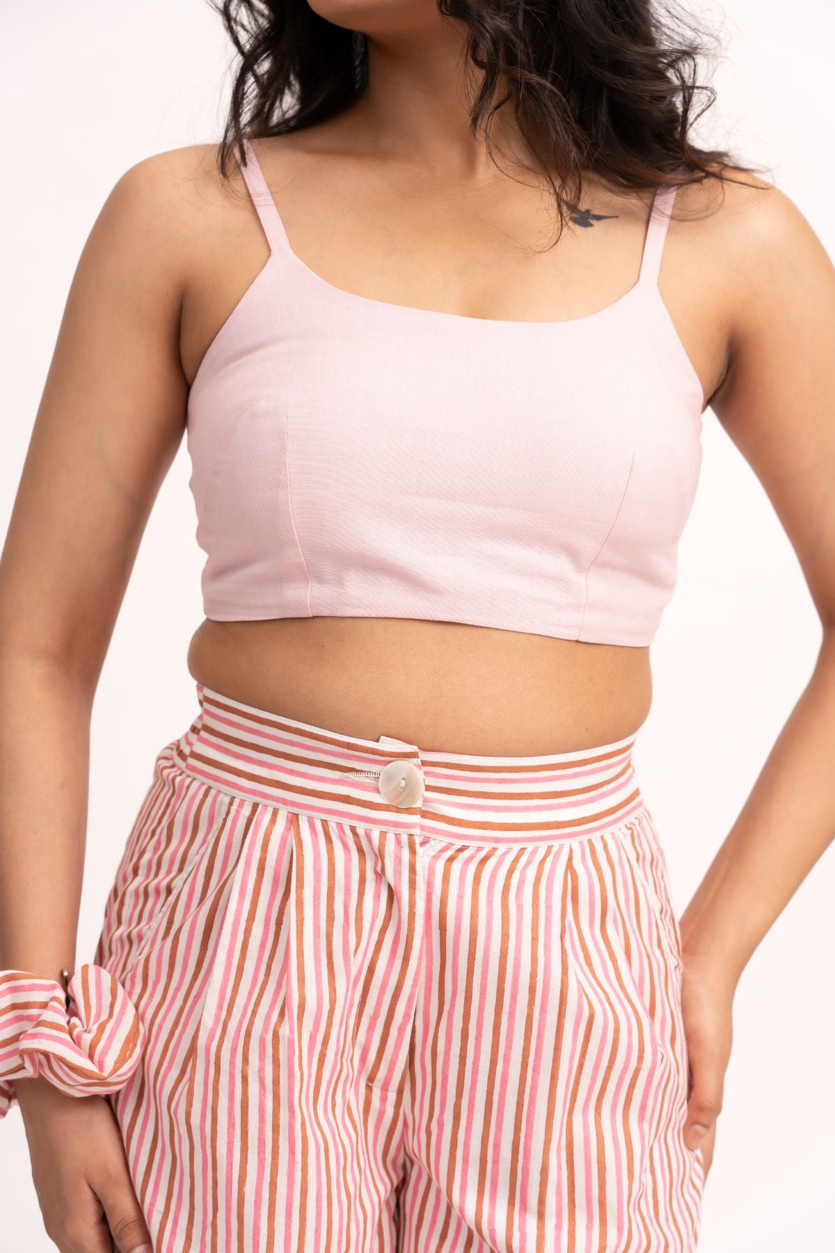 Pink Crop Top