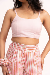 Pink Crop Top