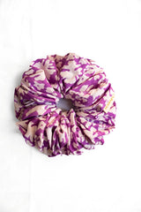 Purple Cotton Scrunchie