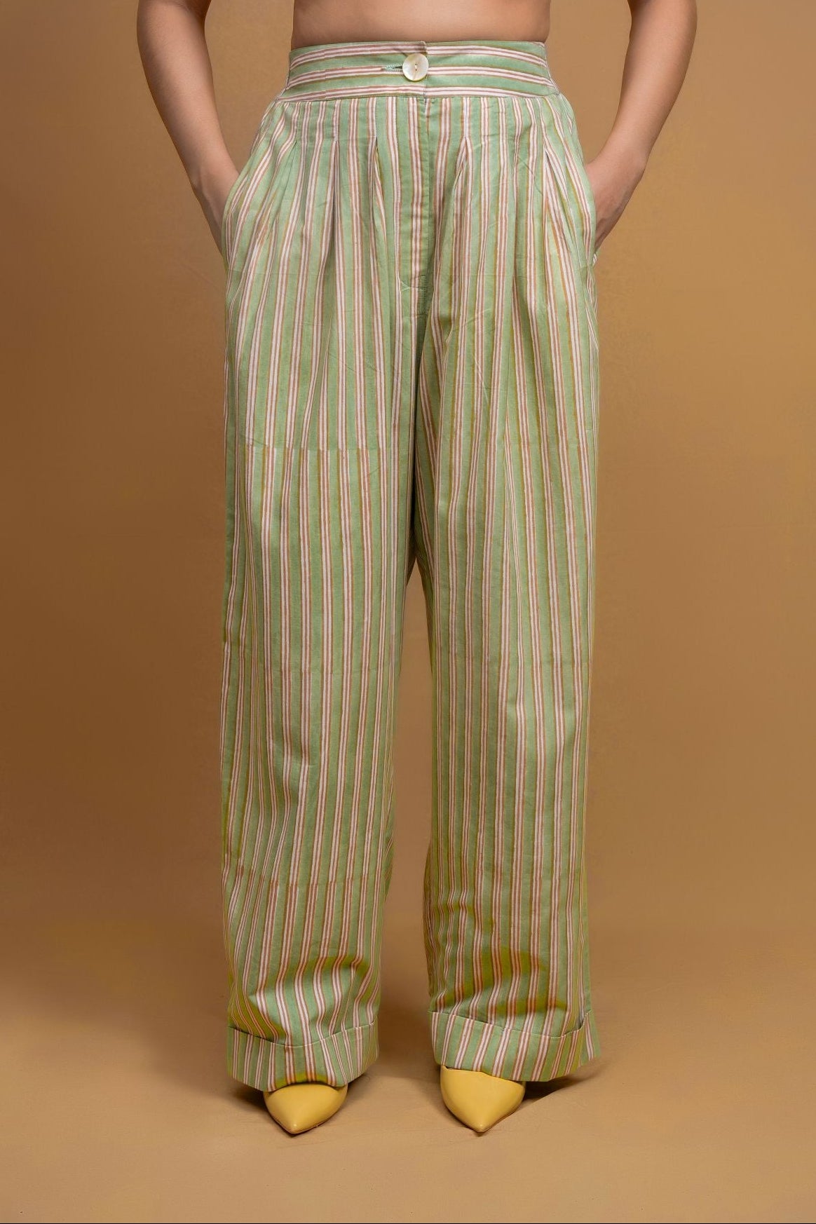 Orchid Pants in Green - Odhanon