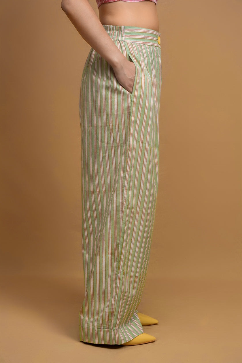 Orchid Pants in Green - Odhanon