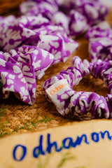 Purple Cotton Scrunchie