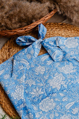 Vibrant Blue Cotton Bandana
