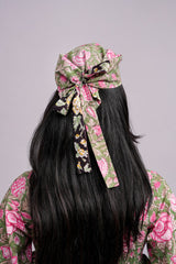 Two Side Black Green Bandana