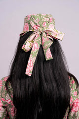 Two Side Pink Green Bandana