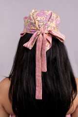 Two Side Yellow Pink Bandana