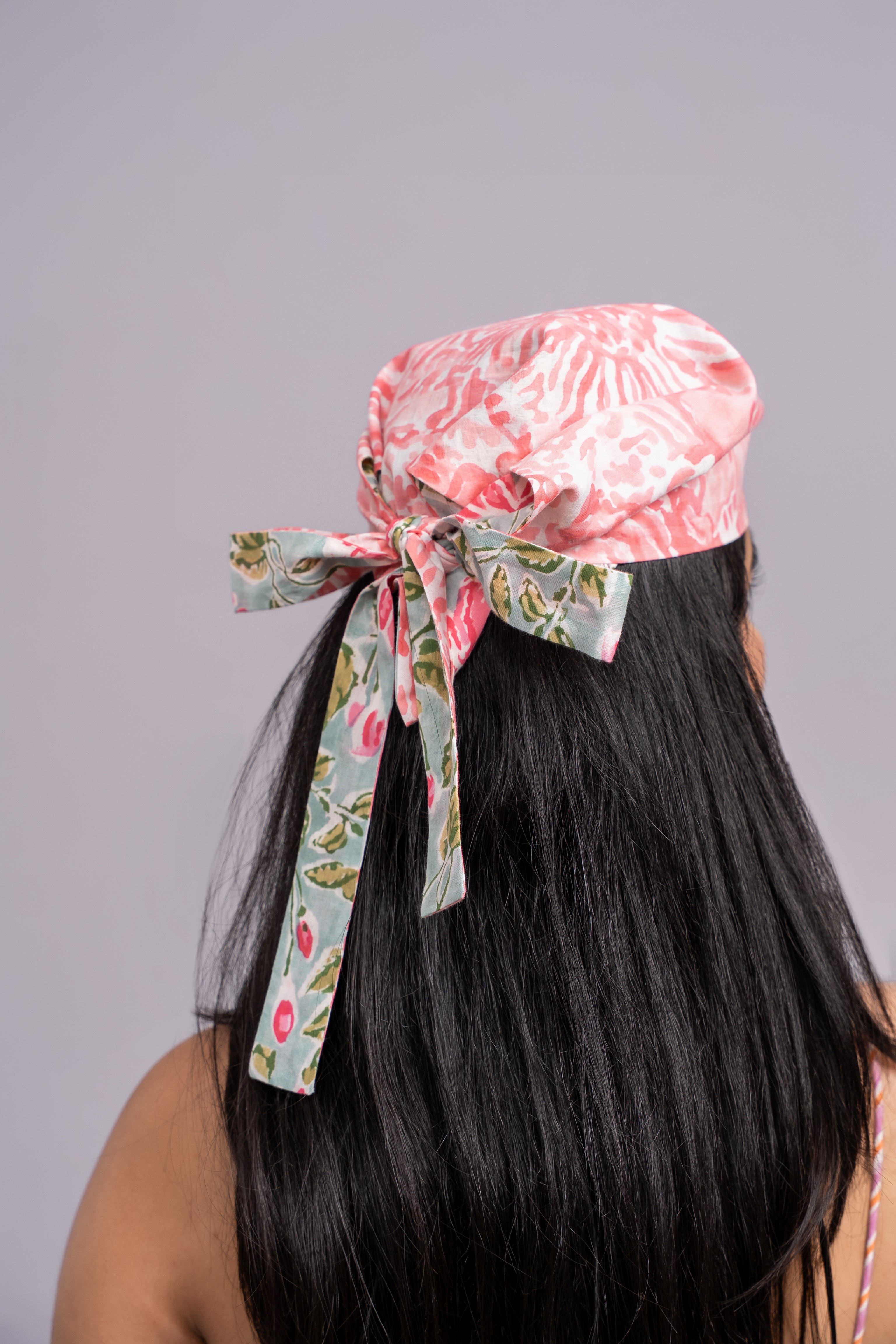 Two Side Blue Pink Bandana - Odhanon