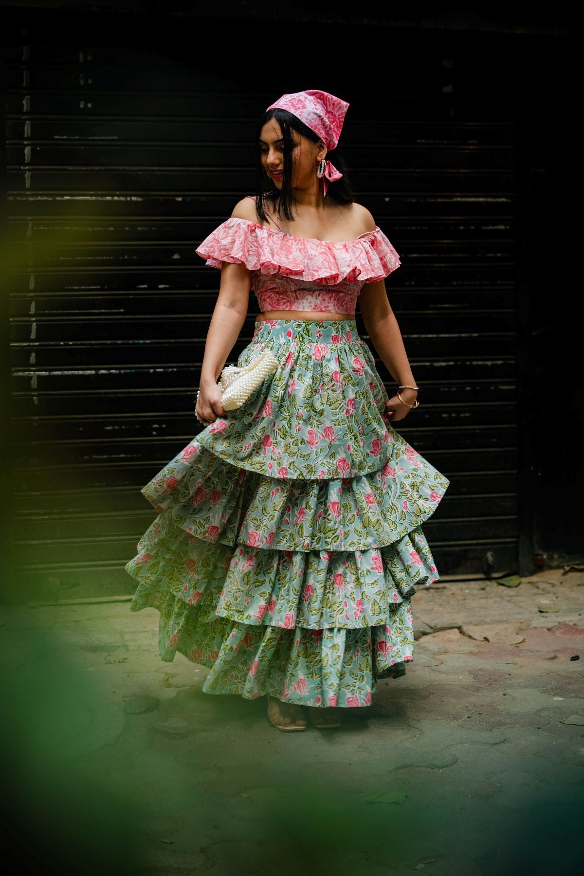 Floral Ruffle Co-ord Set