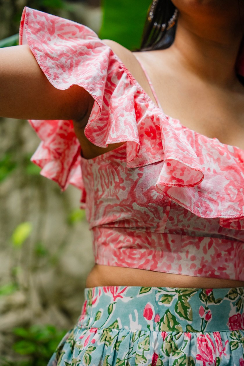 Floral Ruffle Co-ord Set