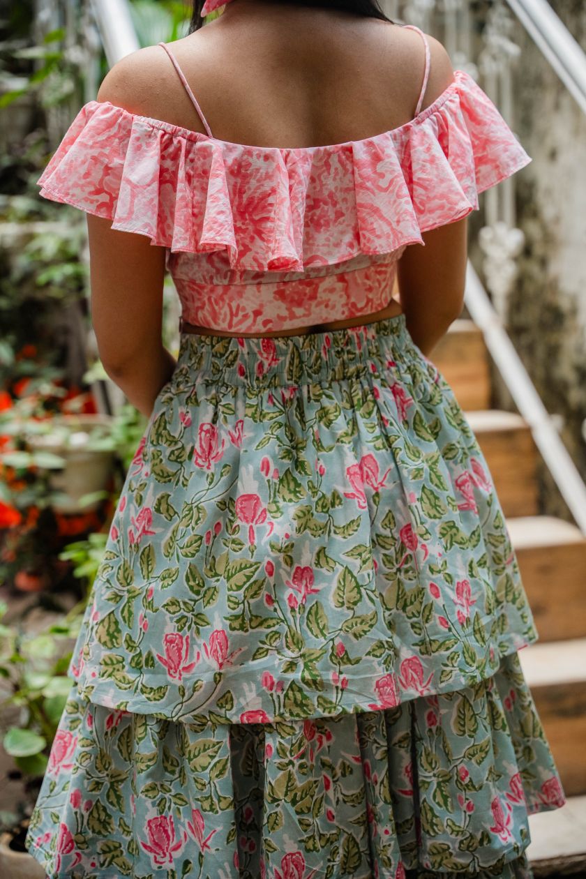 Floral Ruffle Co-ord Set