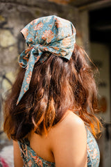 Grey Tie Up Bandana
