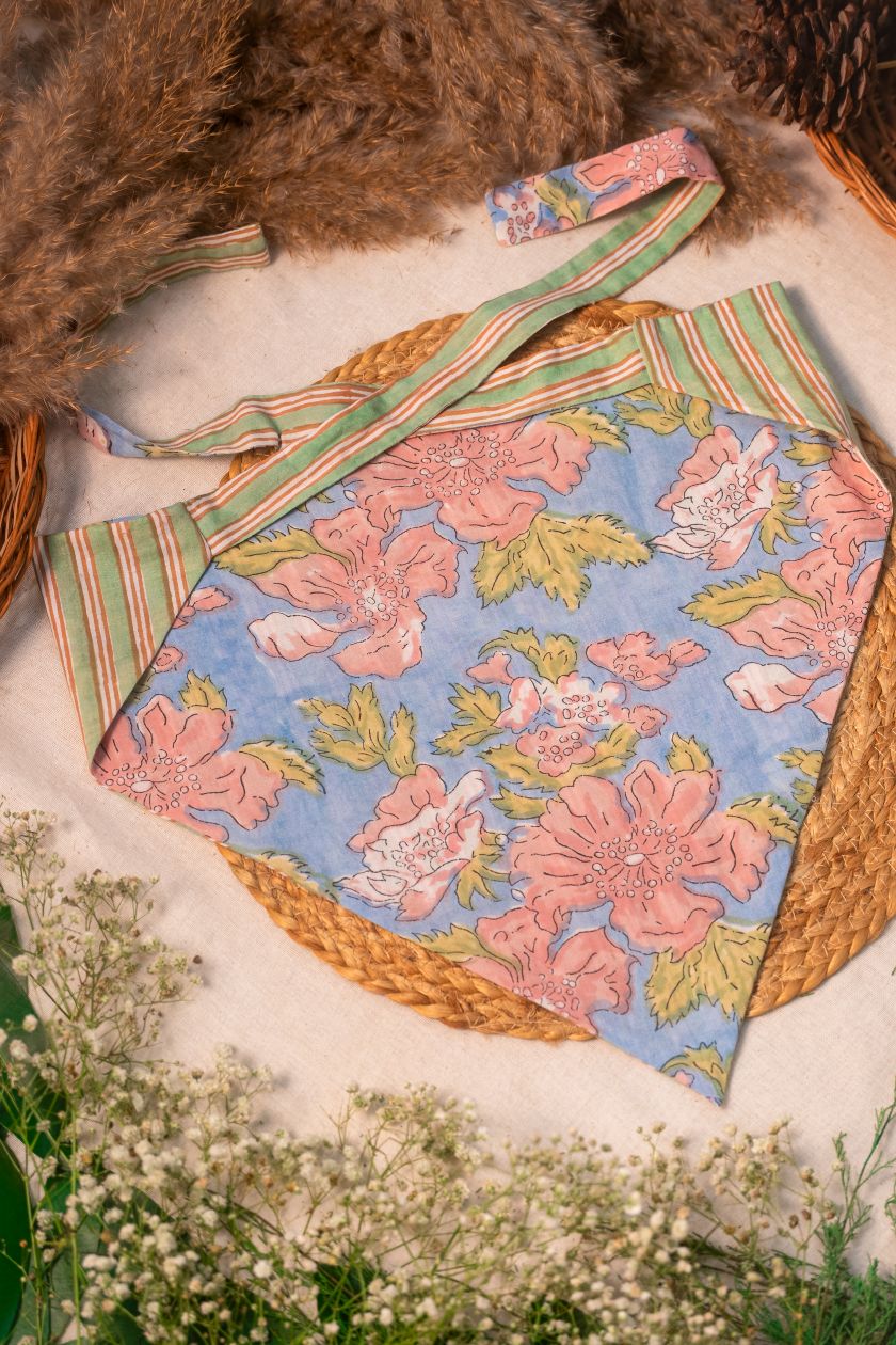 Two Side Blue Green Bandana - Odhanon