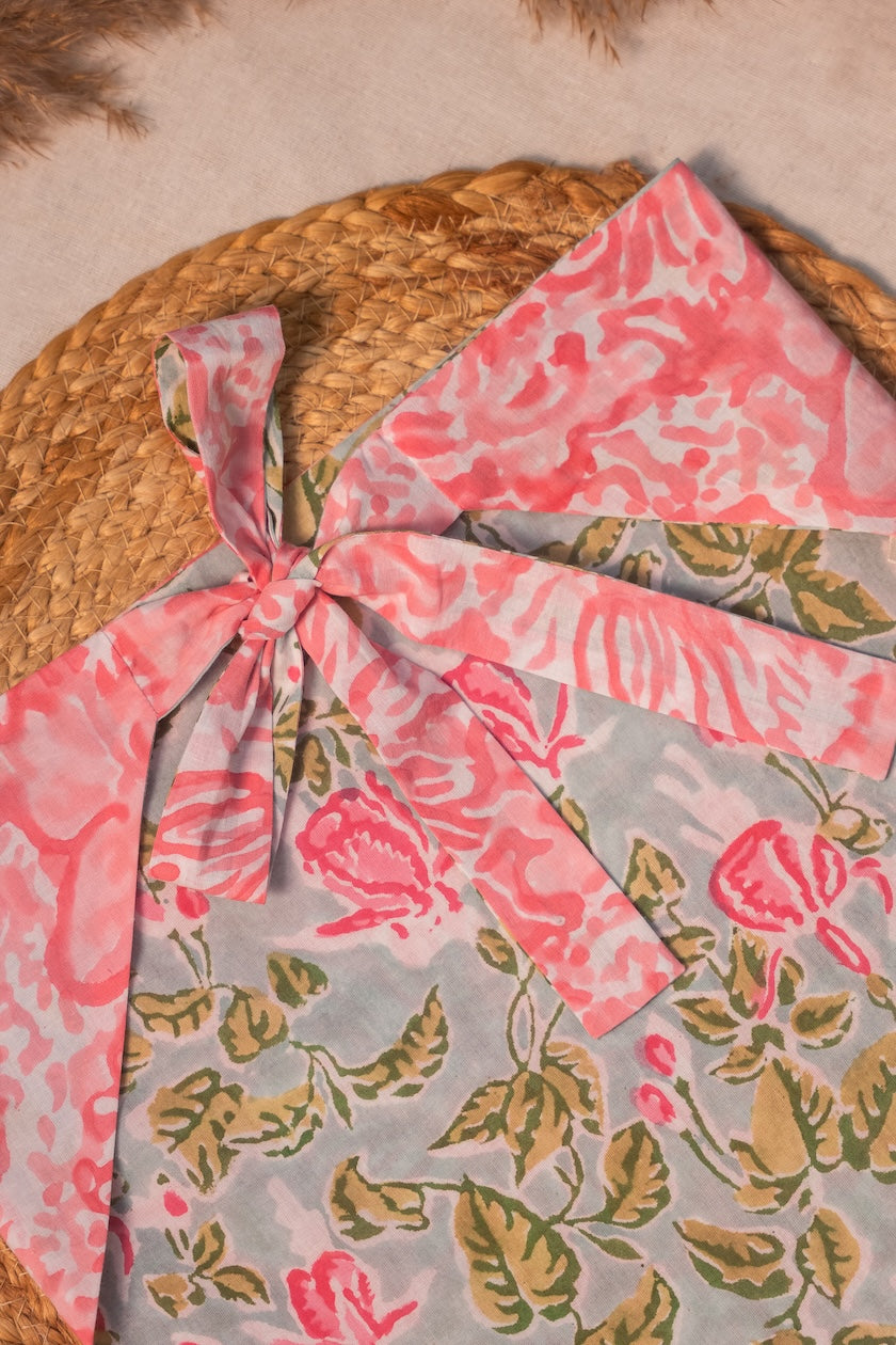 Two Side Blue Pink Bandana - Odhanon