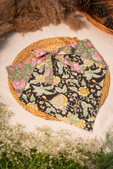 Two Side Black Green Bandana