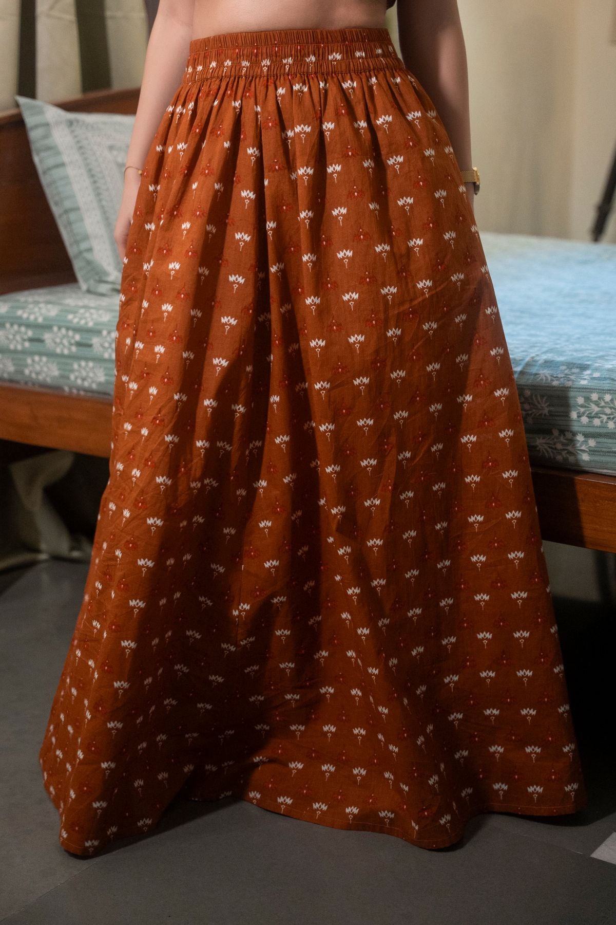 Brown Maxi Skirt