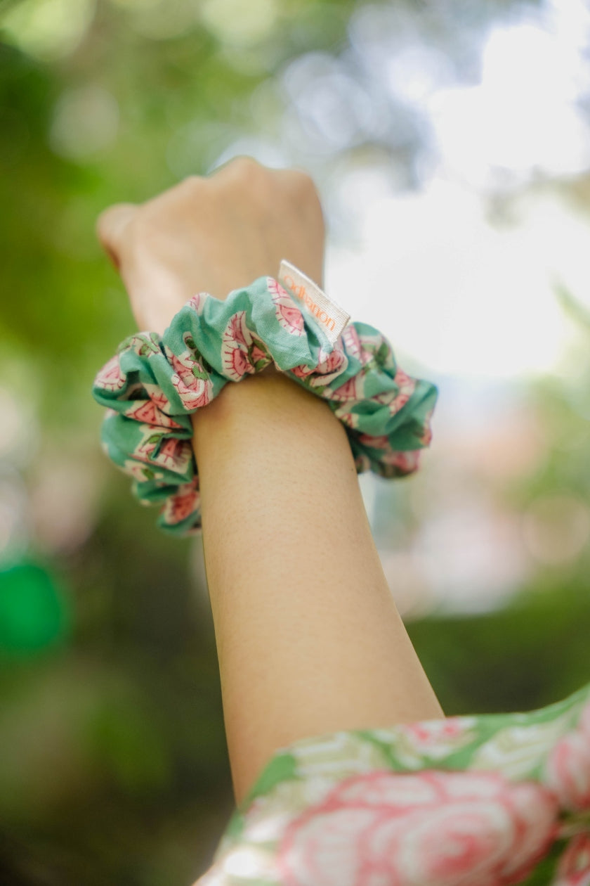 Cotton Scrunchies Set of 3