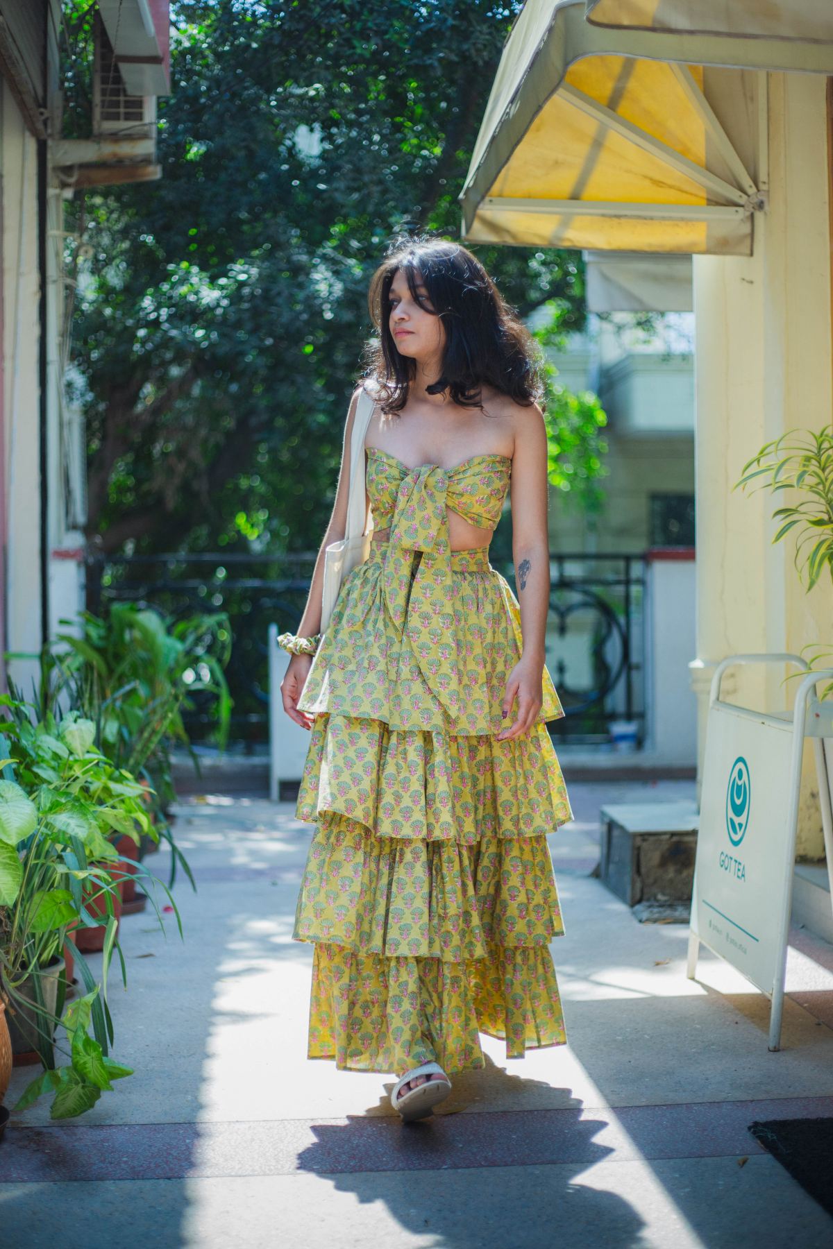 Green Butta Top and Skirt