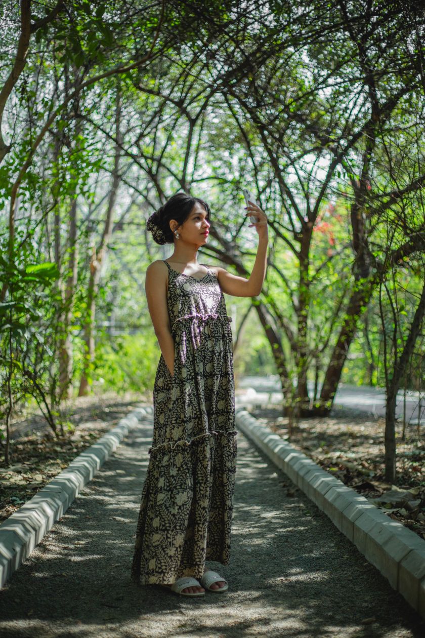 Black Maxi Dress - Odhanon