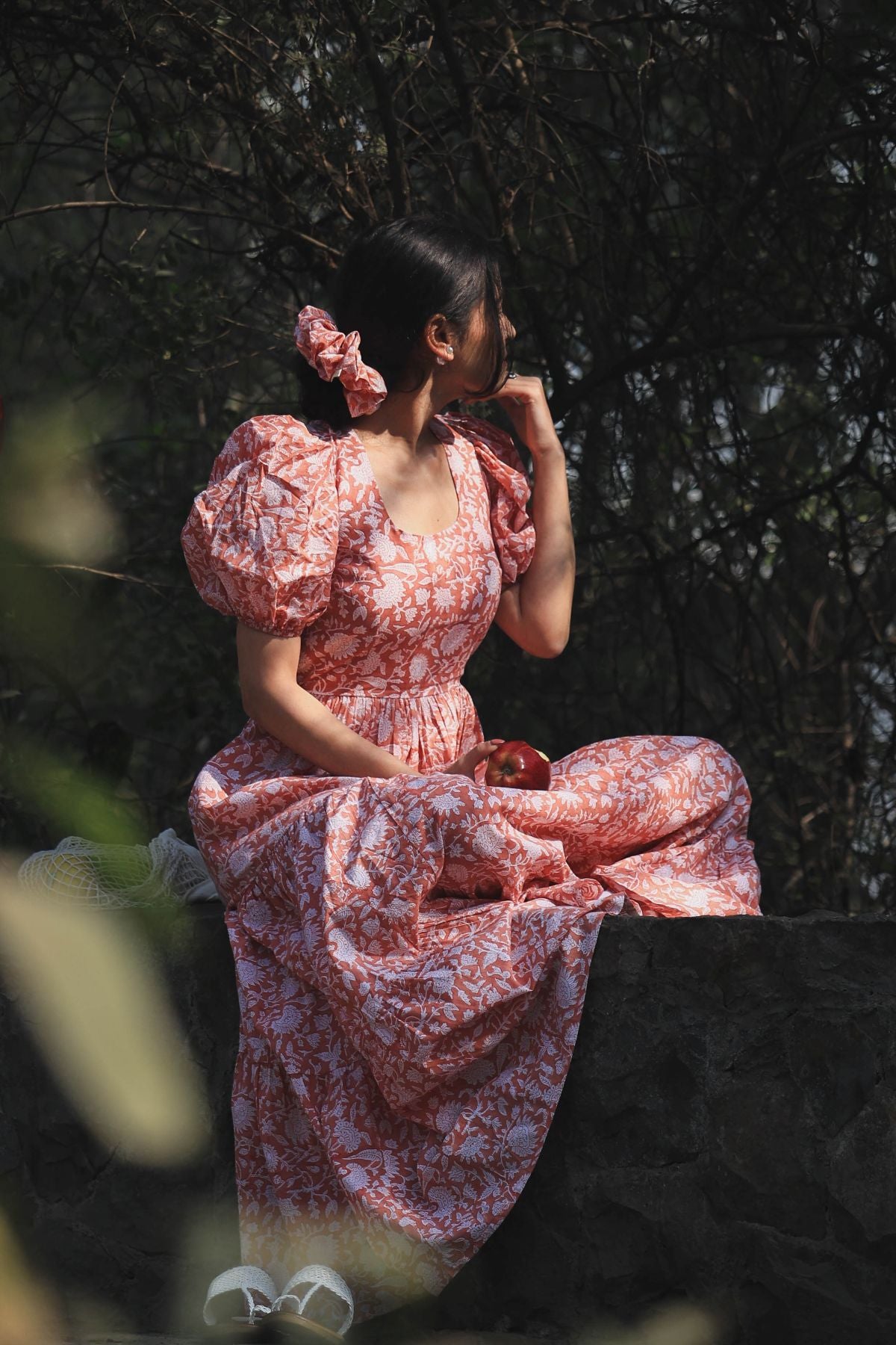 Fit and Flare Maxi Dress - Odhanon