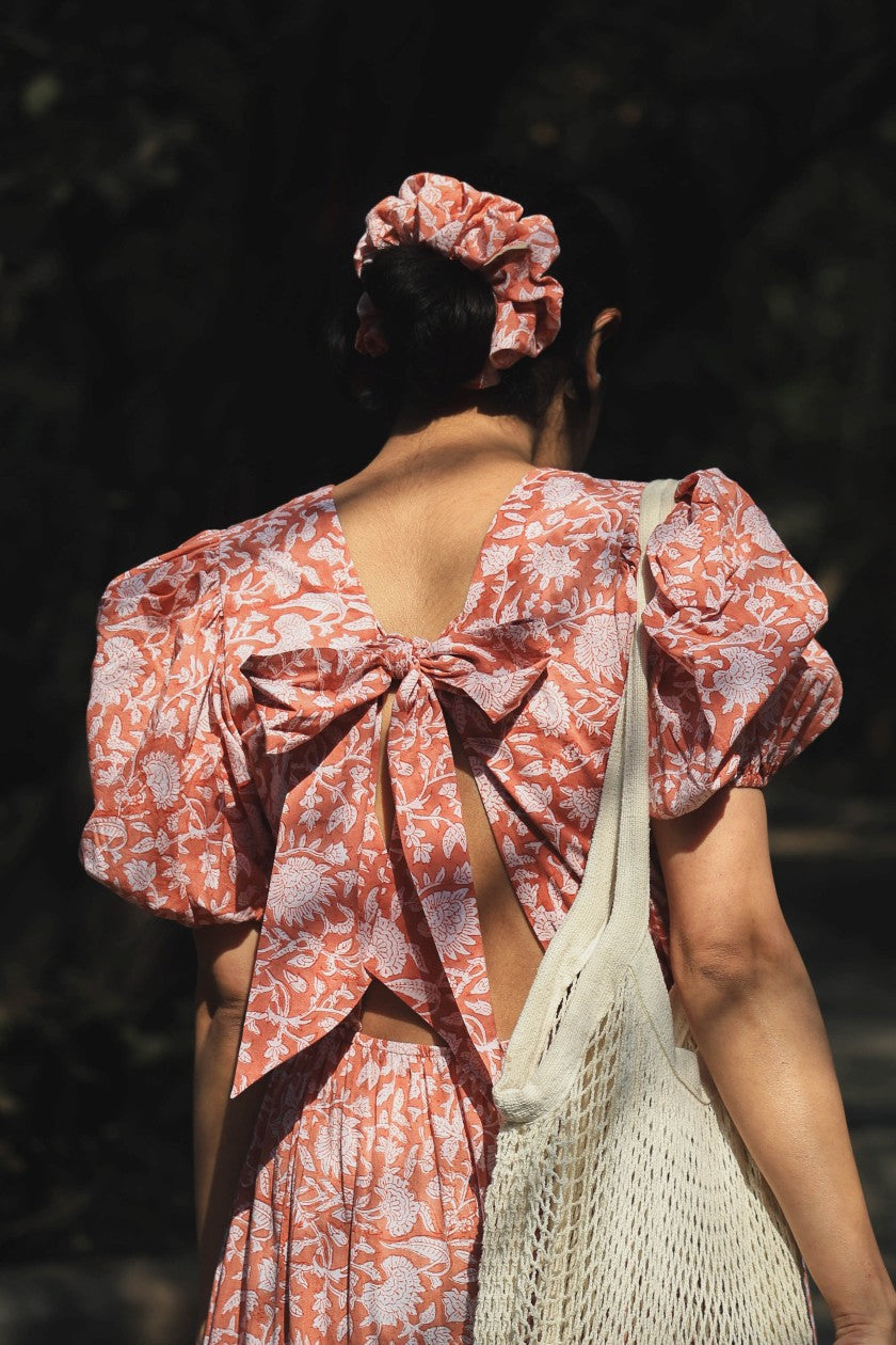 Fit and Flare Maxi Dress - Odhanon