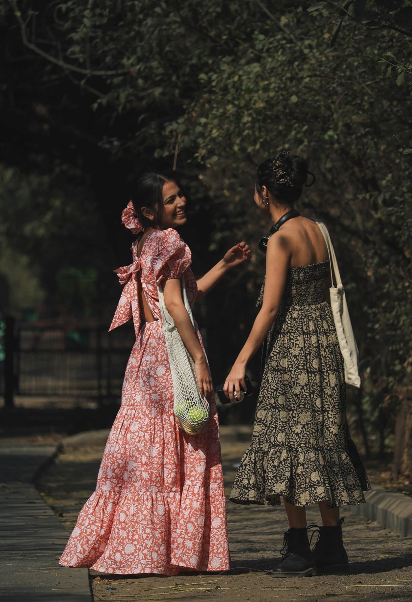 Fit and Flare Maxi Dress - Odhanon