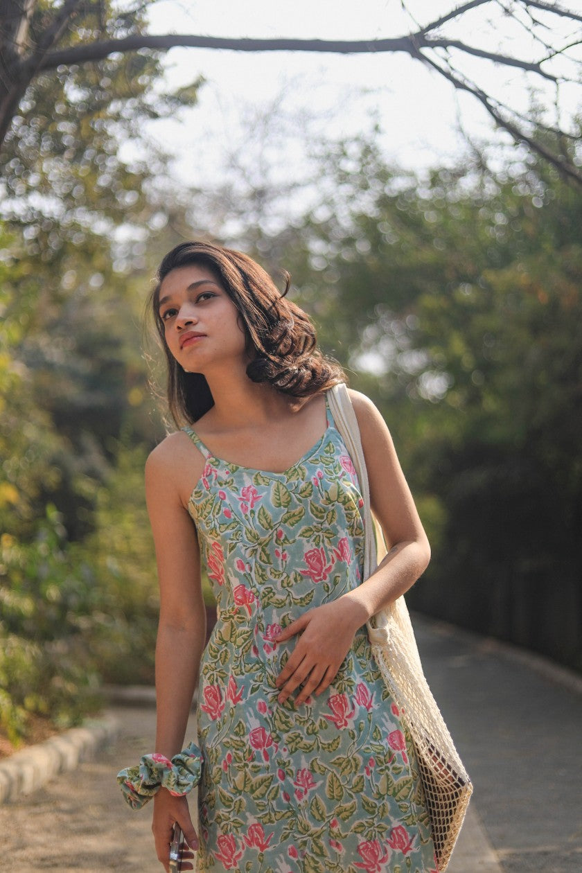 Casual Cotton Summer Dress - Odhanon