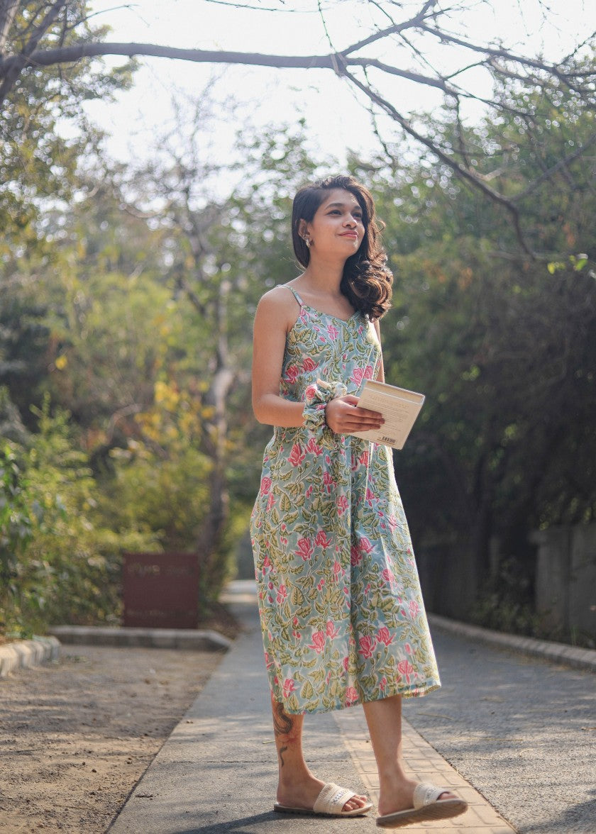 Casual Cotton Summer Dress - Odhanon