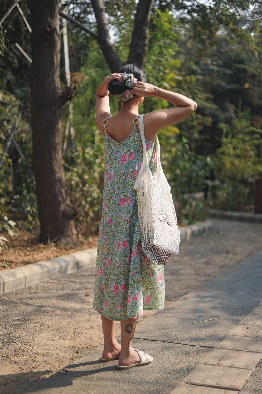 Casual Cotton Summer Dress - Odhanon