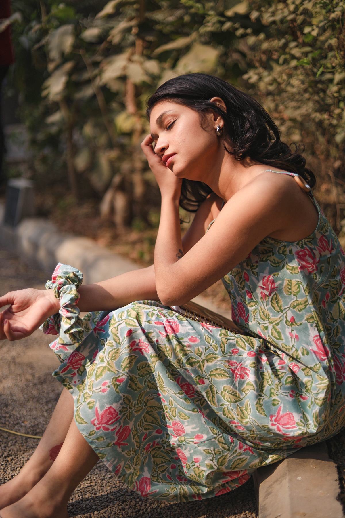 Casual Cotton Summer Dress - Odhanon